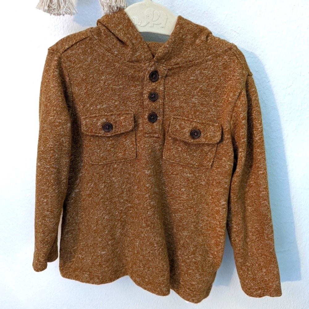 Old Navy baby boy's henley with hood